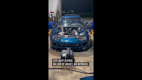 2171 WHP Supra 64 Lbs of Boost No Nitrous