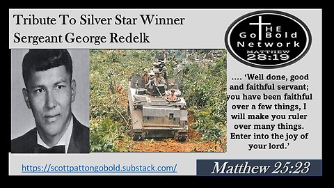 Tribute To Silver Star Winner Sergeant George Redelk