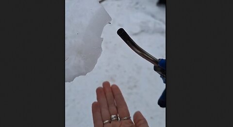 Chemical Snow in Lake Huron, E Sault Ste Marie