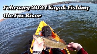 $50 Amazon Giftcard giveaway #4, Kayak Fishin the Fox River February 2024
