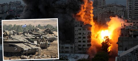 High rise Building brought down by Israel
