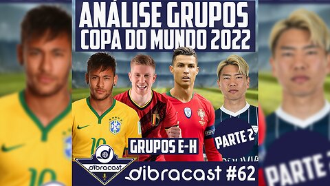 DibraCast - #62 - Analisando os grupos da Copa do mundo 2022 Catar