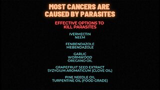 [biosecure] - thePM discusses how parasites cause most types of cancer and how to kill parasites