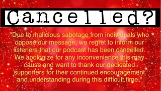 Cancelled Due To Sabotage