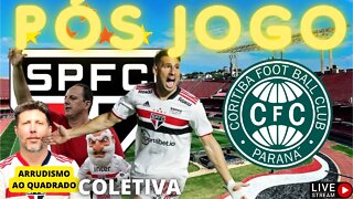 PÓS JOGO CORITIBA X SÃO PAULO AO VIVO BRASILEIRÃO #CFCxSPFC