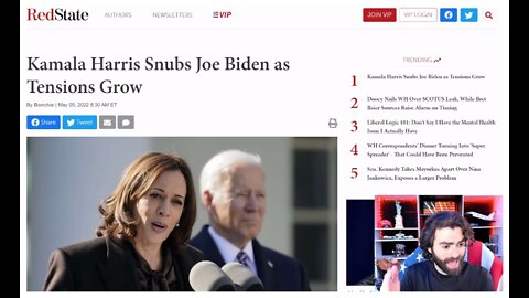 Harris Snubs Biden, Distancing Herself As 'HARD LEFT' From Joe's 'SOFT LEFT'