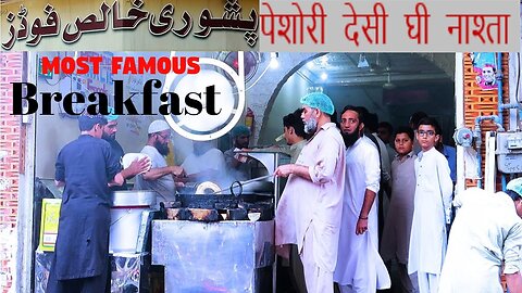 Best desi Ghee ka nashta breakfast | Pakistani Street Food | Asif Mughal Vlogs