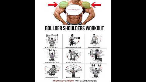Sid Shoulder workout