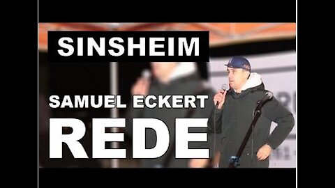 Rede von Samuel Eckert || Sinsheim || Fabian Kolb