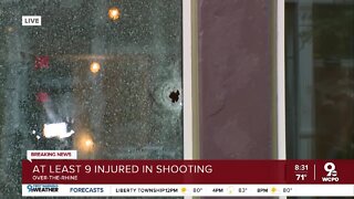 Two bullet holes in OTR building