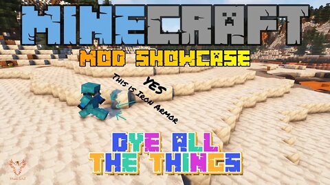 Minecraft: Mod Showcase - Dye All The Things #Shorts