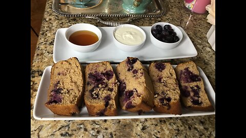 Sunday Tea Cake Loaf Whole Wheat Blueberry Lemon