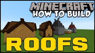 5 Roof Designs You Should Know | Minecraft How To Build