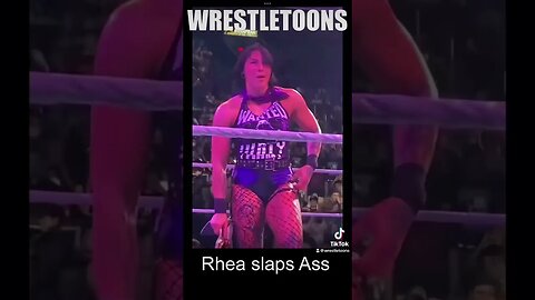 WWE Shorts. Rhea Ripley slaps ass in front of fans. #wwe #wrestling