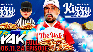 Big Cat's Sniffing Kizzy on Joey Chestnut's Hot Dog Suspension | The Yak 6-11-24