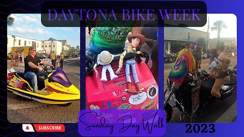 Daytona Bike Week 2023 | Sunday Day Walk | Main Street | Daytona Beach