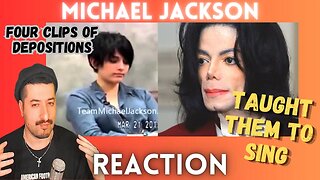 TAUGHT THEM TO SING - Michael Jackson Wrongful death trial - Four clips of depositions Reaction