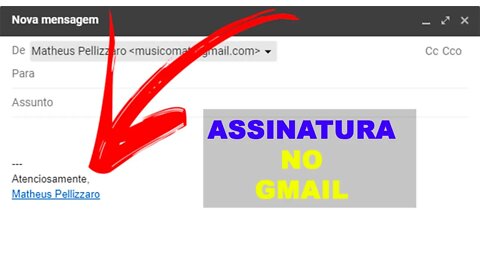 Colocar ASSINATURA AUTOMÁTICA no GMAIL