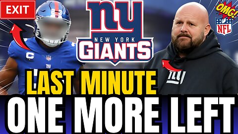 🚨 IS THIS EXIT BAD OR NOT? WHAT DO YOU THINK FANS?NEW YORK GIANTS NEWS TODAY! NFL NEWS TODAY