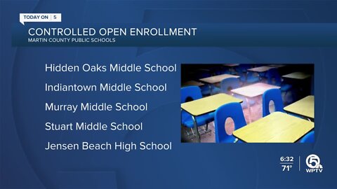 Martin County School District offers enrollment to students living in other counties