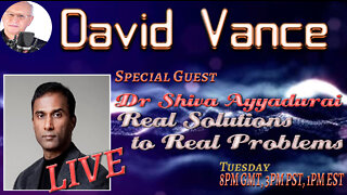 David Vance LIVE with Special Guest Dr Shiva Ayyadurai