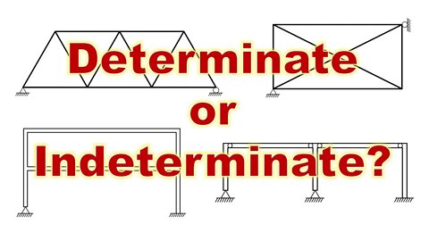 Determinate vs Indeterminate Structures - Intro to Structural Analysis