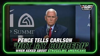 Not His Concern Pence Tells Tucker Carlson What He Thinks