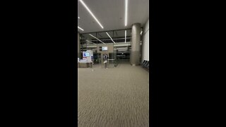 Empty Terminal SLC Airport