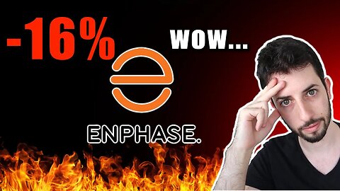 Enphase Stock CRASHES After Reporting Q3 Earnings. WHY?