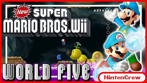 THE “BEST” WORLD • New Super Mario Bros. Wii Co-Op Let's Play • World 5