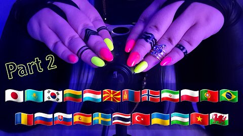 ASMR whispering 🔢 Numbers 1_44 🔢 in 44 different languages (Part 2) 😍🌏❤🤗