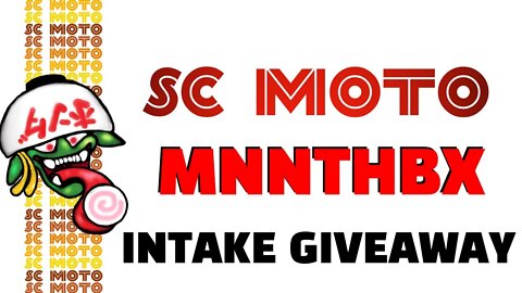 Navi MNNTHBX Intake Giveaway - SC MOTO 1000 sub Giveaway