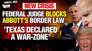 Texas Border Chaos: Judge Stops Security Law, State Prepares for War Zone! Trump- BIDEN TEXAS VISIT