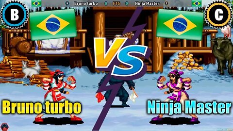 Samurai Shodown (Bruno turbo Vs. Ninja Master) [Brazil Vs. Brazil]