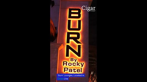 Rocky Patel Burn Lounges! #cigars #rockypatel #cigarlounge