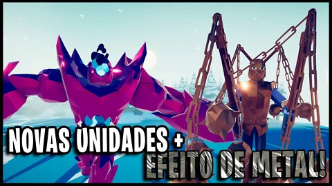 Novas unidades no MOD Hidden Units e EFEITO DE METAIS! Totally Accurate Battle Simulator TABS