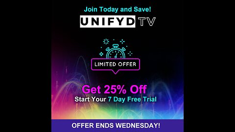 UNIFYD TV- SPECIAL OFFER