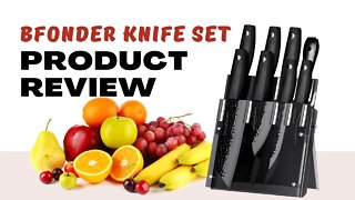 Bfonder 11-Piece Kitchen Knife Set Review