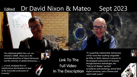 Dr David Nixon & Mateo Discuss The Nanotech In The Injections (Sept 2023)