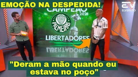 Deyverson se despede e agradece ao Palmeiras: "Deram a mão quando eu estava no poço" #palmeiras