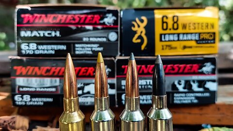 6.8 Western - 100 Yard Ammo Test