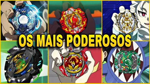 OS 7 BEYBLADES DE DEFESA MAIS PODEROSOS DE BEYBLADE BURST