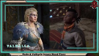 Assassin's Creed Valhalla- Reda & Valkyrie Issues Need Fixes