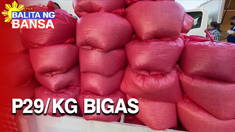 P29/kilo ng bigas, available sa limang Kadiwa Stores sa Metro Manila