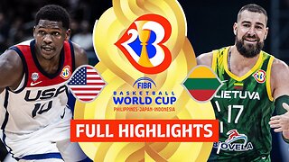 USA 🇺🇸 vs Lithuania 🇱🇹 | Full Game Highlights | FIBA Basketball World Cup 2023
