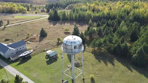 Drone Footage of the Autumn Colors around Historic Blaney Park, MI 2023