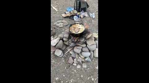 Old fashioned seafood boil