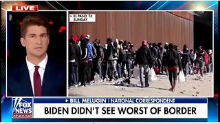 Bill Melugin Calls Out Biden Admin's Effort To Hide Illegals During Biden's Border Visit
