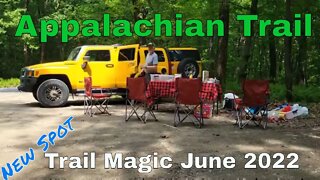 Appalachian Trail - Trail Magic on Blue MountainRd - The Lookout Hostel Visit