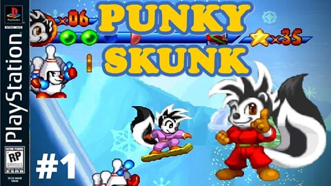 #1 - PUNKY SKUNK - PLAYSTATION